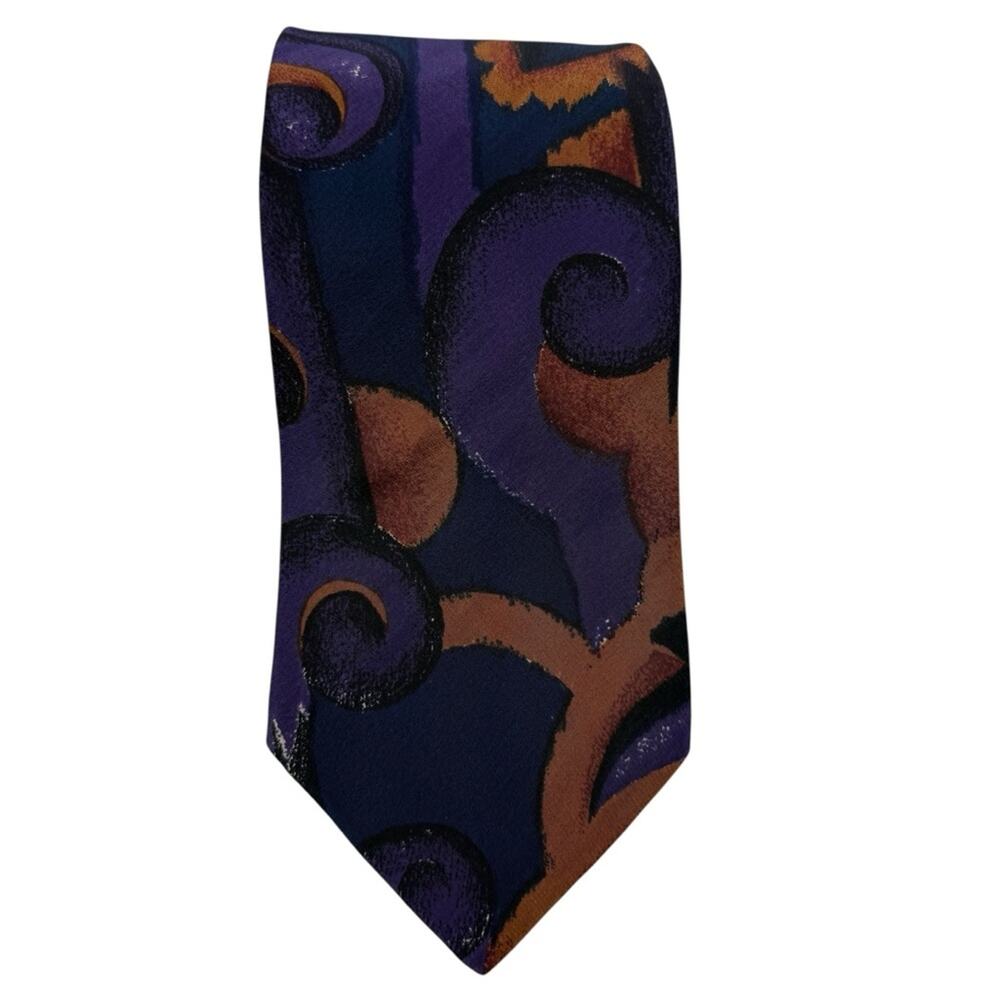 Vintage Italian Silk Handmade Tie